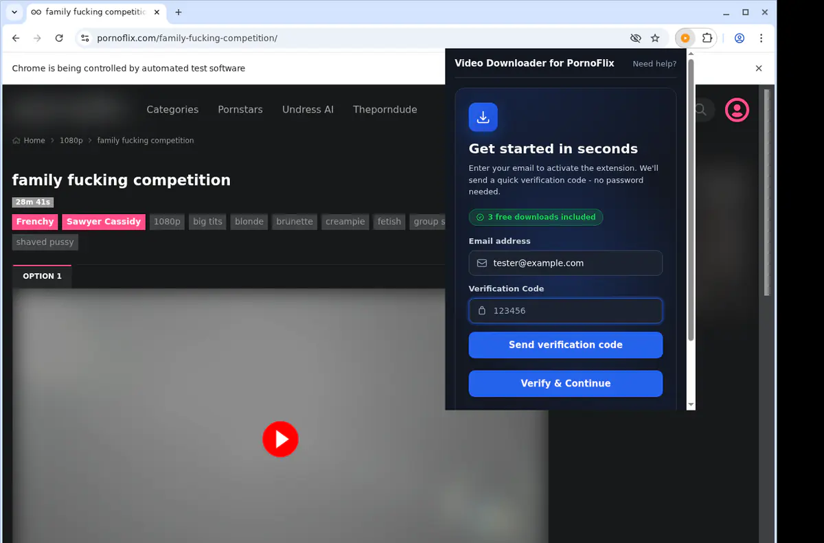 Pornoflix Video Downloader screenshot 4